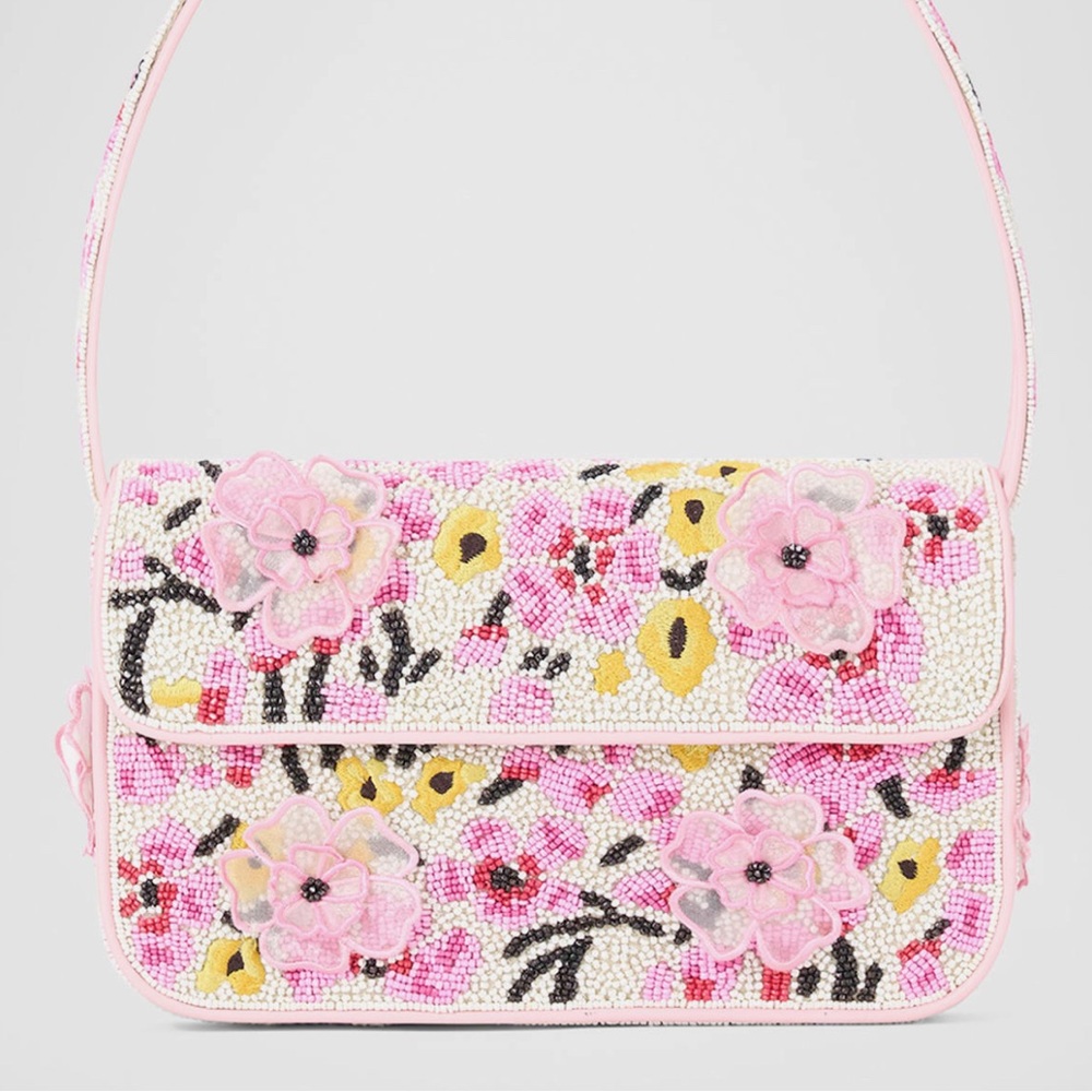 NWT beaded Staud Tommy Bag